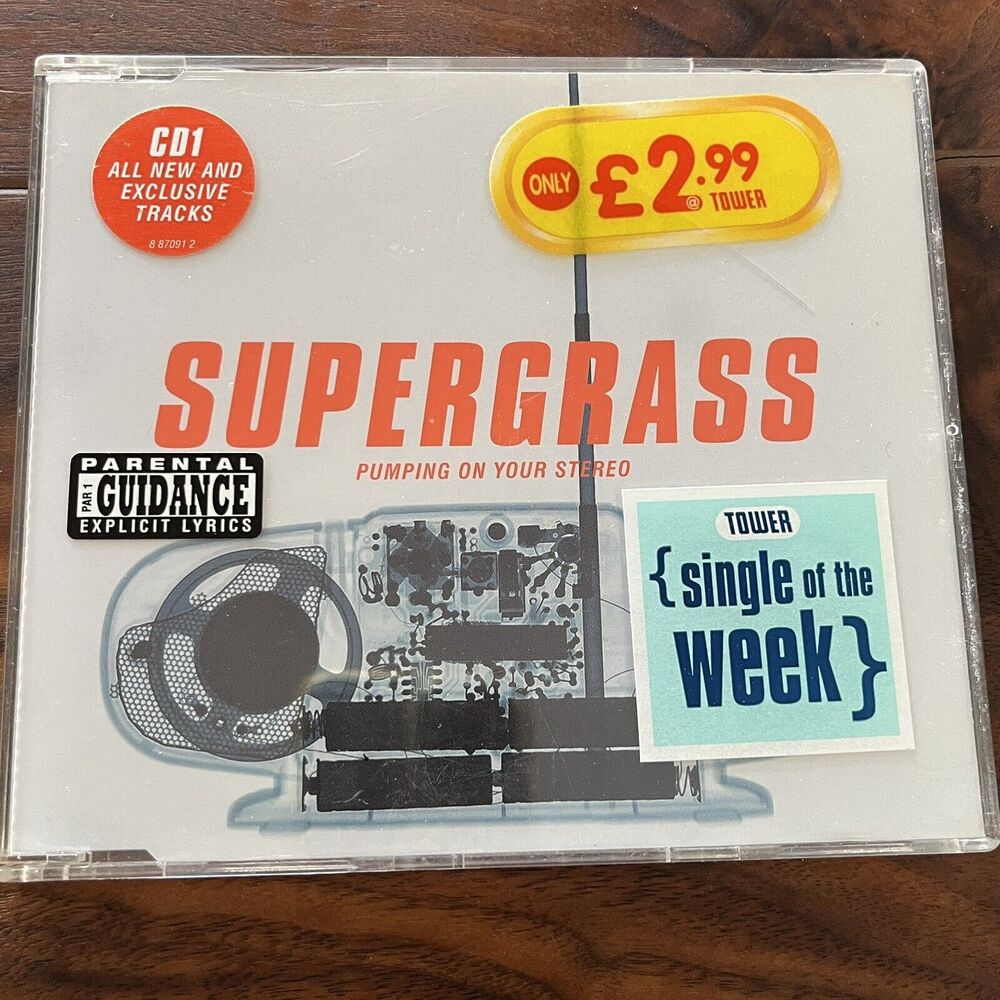 Supergrass Pumping On Your Stereo 1999 CD Single Parlophone UK
